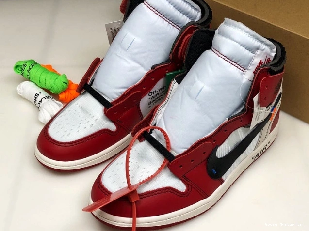 The 1 AA3834-101 Off-White Jordan Retro Ten Chicago Air 0726